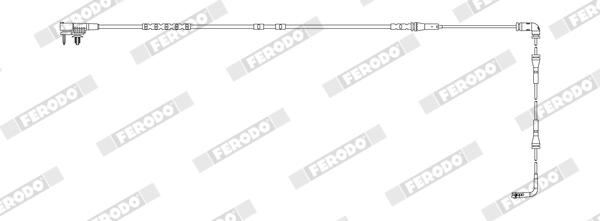 Ferodo Waarschuwingscontact, remvoering-/blokslijtage FWI500
