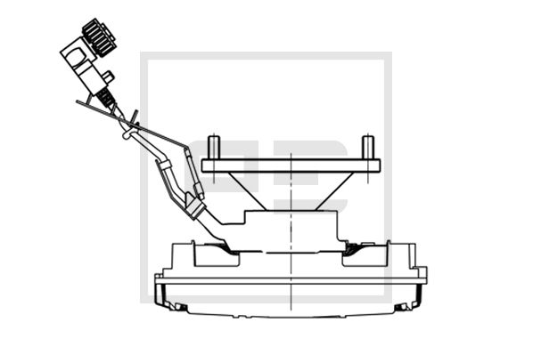 Pe Automotive Visco-koppeling 010.345-00A