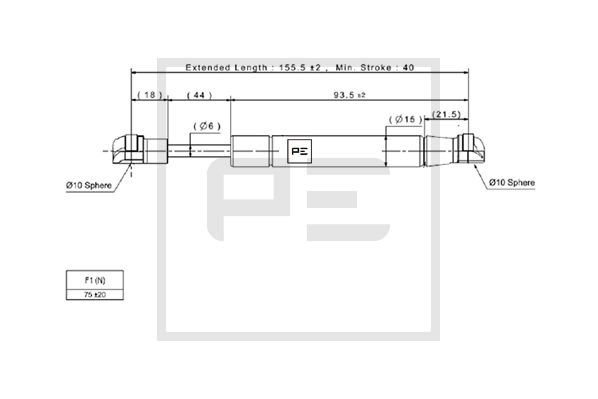 Pe Automotive Gasveer 010.440-00A