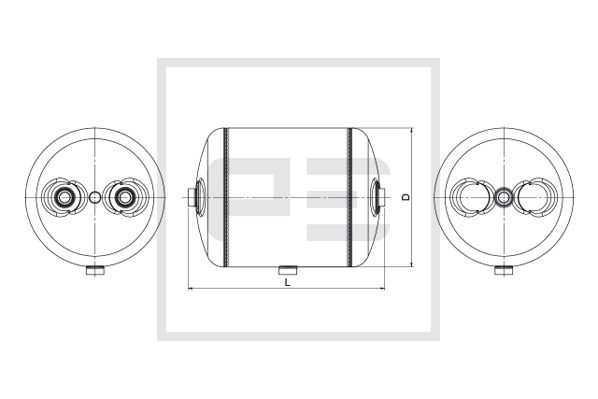 Pe Automotive Luchtreservoir, pneumatisch systeem 016.223-80A