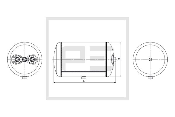 Pe Automotive Luchtreservoir, pneumatisch systeem 016.377-80A