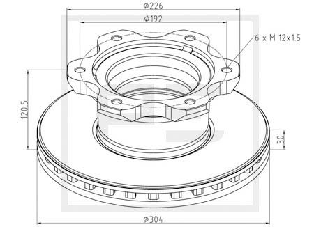 Remschijven Pe Automotive 016.660-00A