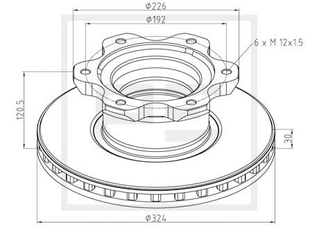 Remschijven Pe Automotive 016.661-00A