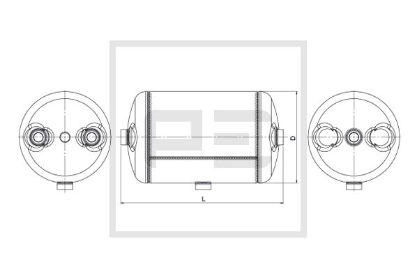 Pe Automotive Luchtreservoir, pneumatisch systeem 026.042-80A