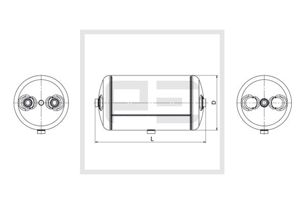 Pe Automotive Luchtreservoir, pneumatisch systeem 026.045-80A