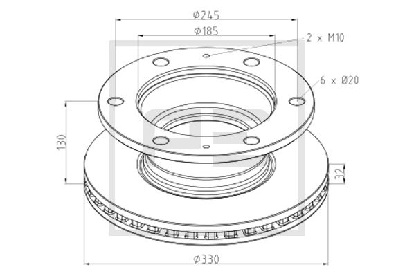 Remschijven Pe Automotive 026.648-00A