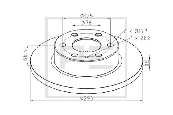 Remschijven Pe Automotive 026.683-00A