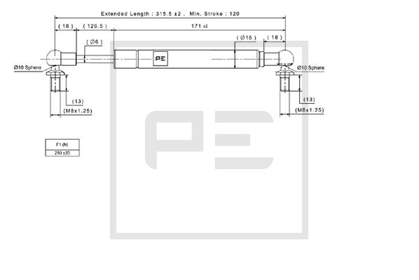 Pe Automotive Gasveer 030.346-00A
