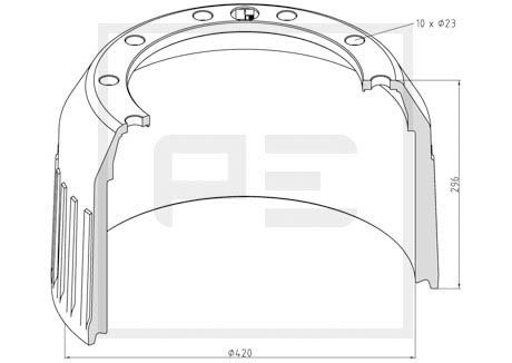 Remtrommel Pe Automotive 046.465-00A