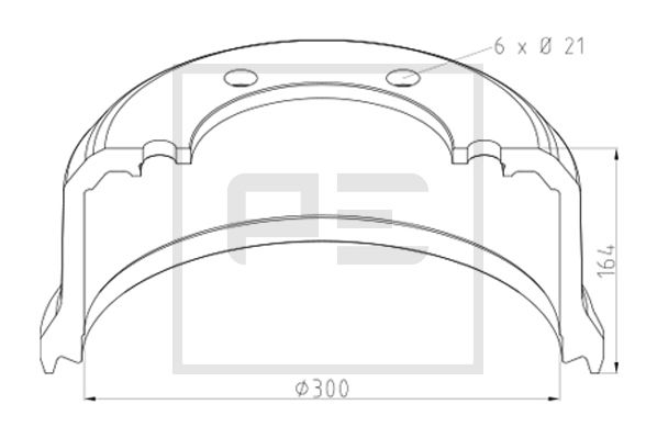 Remtrommel Pe Automotive 046.833-00A