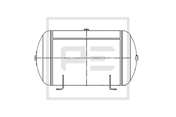 Pe Automotive Luchtreservoir, pneumatisch systeem 076.568-80A
