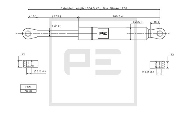 Pe Automotive Gasveer 080.091-00A
