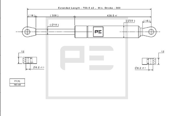 Pe Automotive Gasveer 080.094-00A