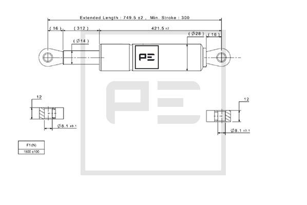 Pe Automotive Gasveer 080.095-00A