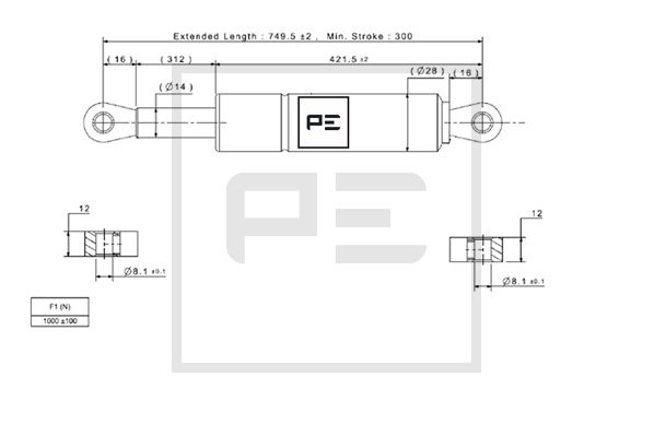Pe Automotive Gasveer 080.096-00A