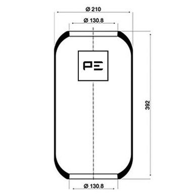 Veerbalg Pe Automotive 084.007-70A