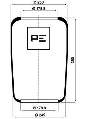 Veerbalg Pe Automotive 084.012-70A