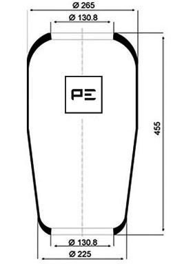 Veerbalg Pe Automotive 084.016-70A