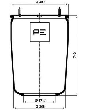 Veerbalg Pe Automotive 084.026-71A