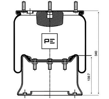 Veerbalg Pe Automotive 084.040-71A