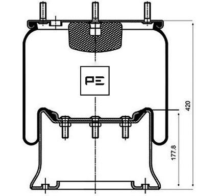 Veerbalg Pe Automotive 084.047-71A