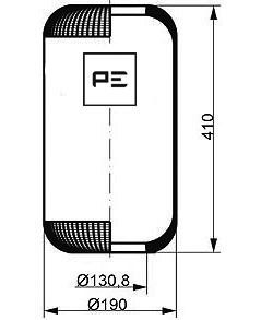 Veerbalg Pe Automotive 084.077-70A