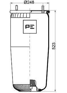 Veerbalg Pe Automotive 084.083-71A