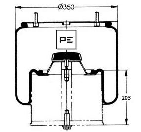 Veerbalg Pe Automotive 084.084-72A