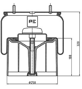 Veerbalg Pe Automotive 084.084-73A