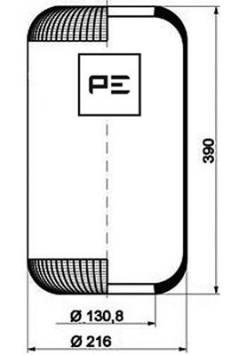 Veerbalg Pe Automotive 084.086-70A