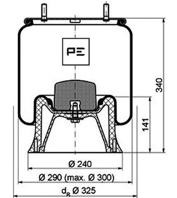 Veerbalg Pe Automotive 084.099-72A