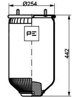 Veerbalg Pe Automotive 084.100-71A