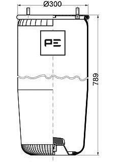 Veerbalg Pe Automotive 084.124-71A