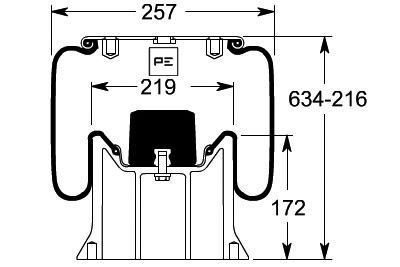 Veerbalg Pe Automotive 084.182-72A