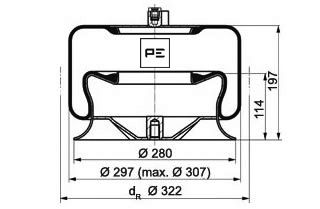 Veerbalg Pe Automotive 084.260-72A