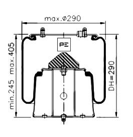 Veerbalg Pe Automotive 084.296-71A
