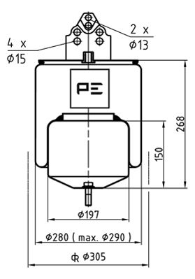 Veerbalg Pe Automotive 084.318-72A