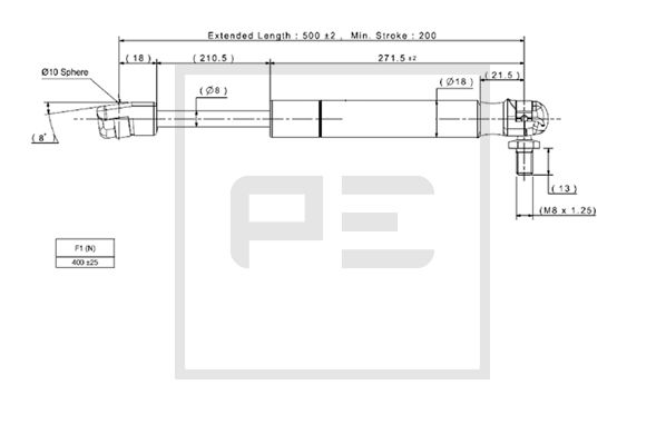 Pe Automotive Gasveer, motorruimte klep 100.066-00A