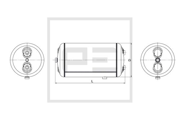 Pe Automotive Luchtreservoir, pneumatisch systeem 126.247-80A
