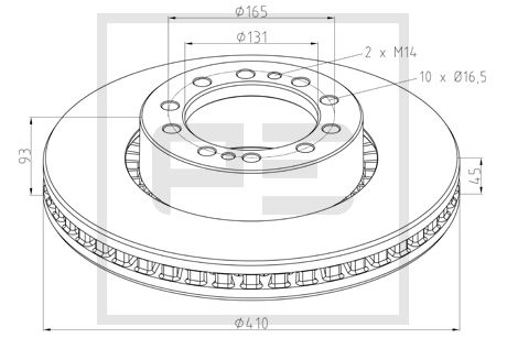 Remschijven Pe Automotive 146.212-00A