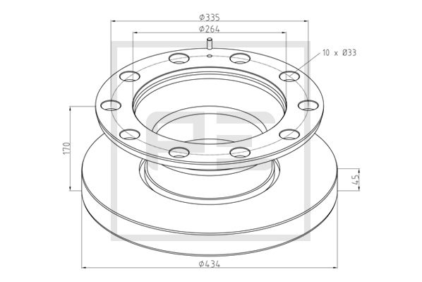 Remschijven Pe Automotive 256.106-00A