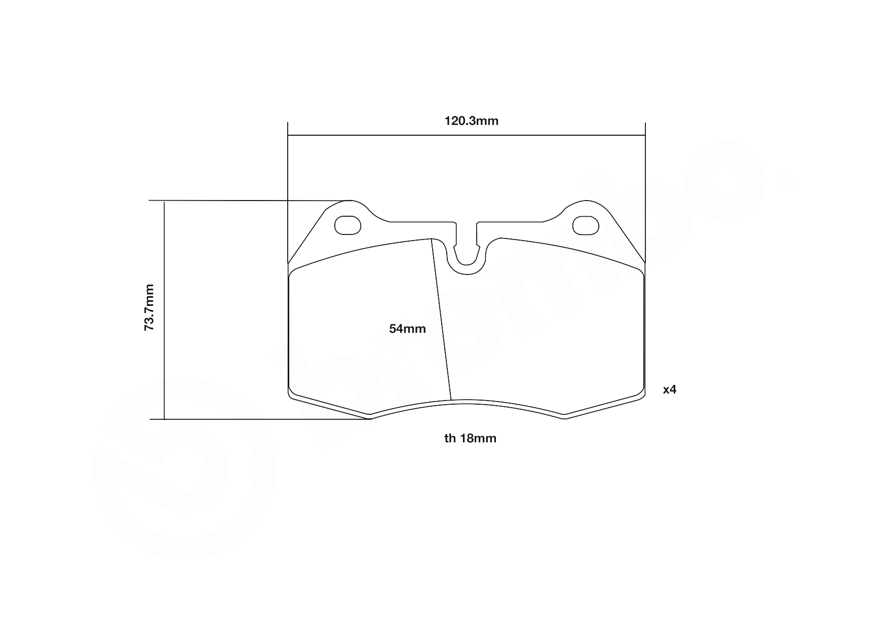 Brembo Remblokset 07.B314.36