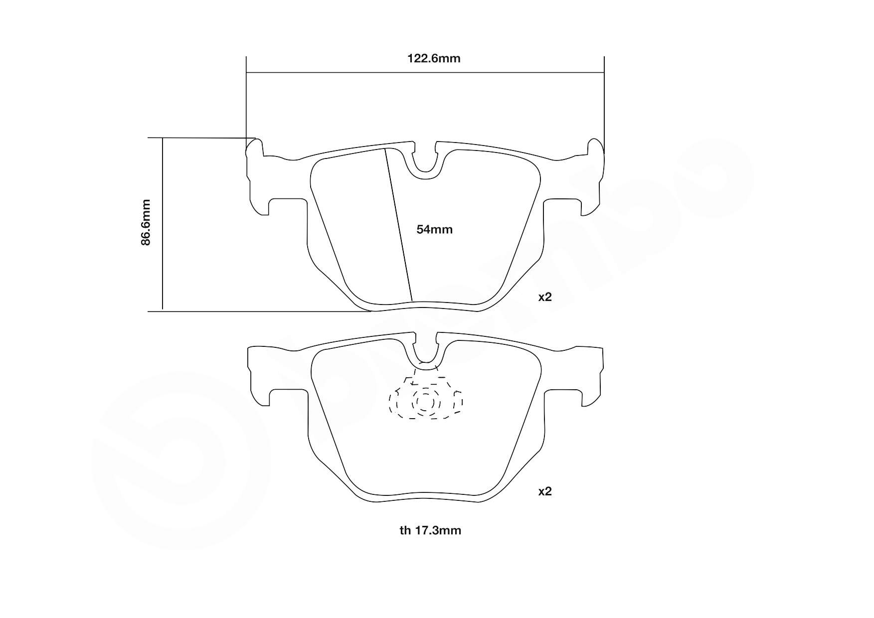 Brembo Remblokset 07.B315.48