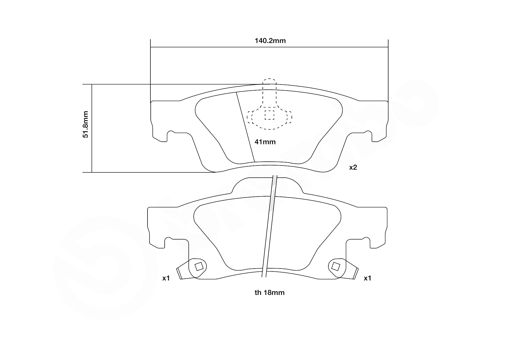 Brembo Remblokset 07.B315.83