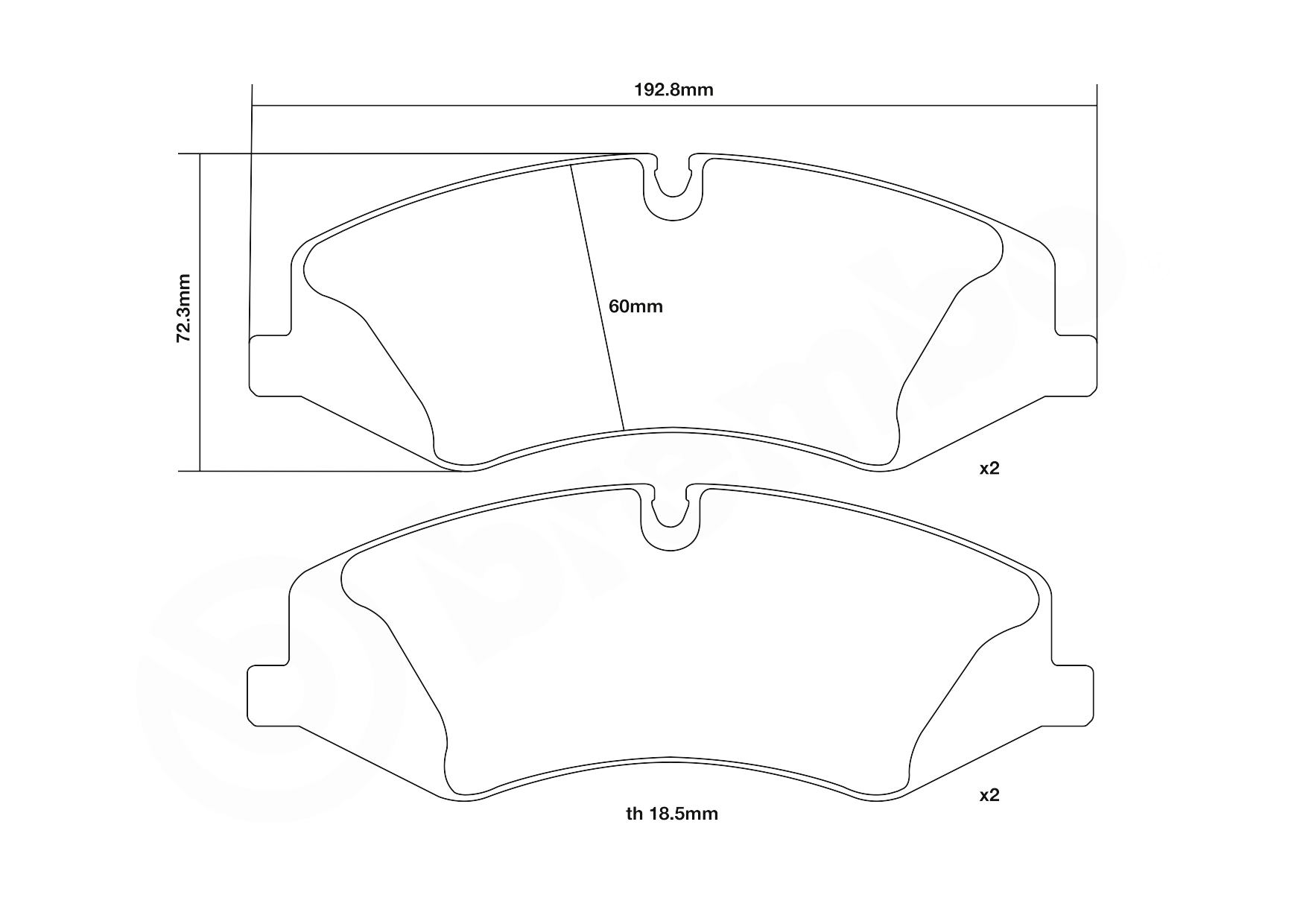 Brembo Remblokset 07.D435.02