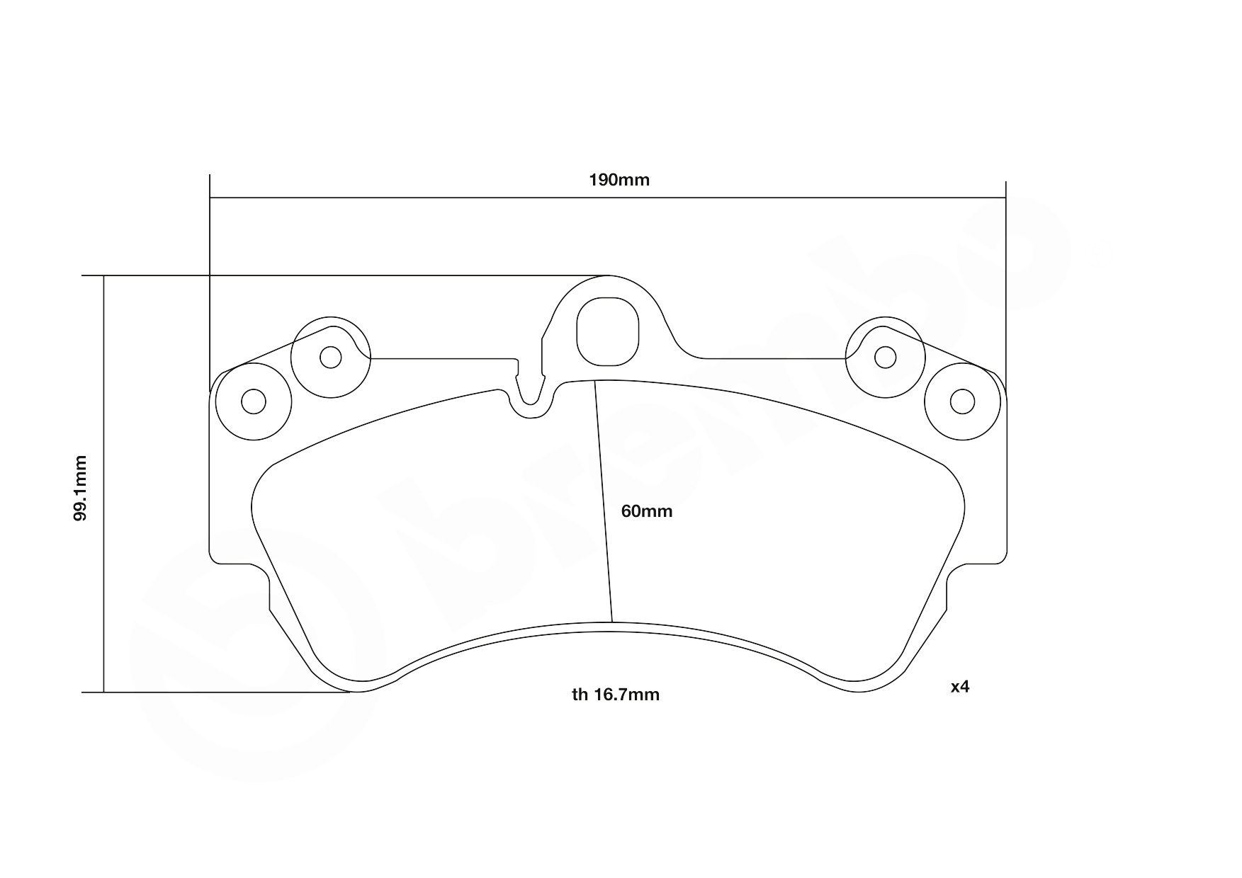 Brembo Remblokset 07.D435.41