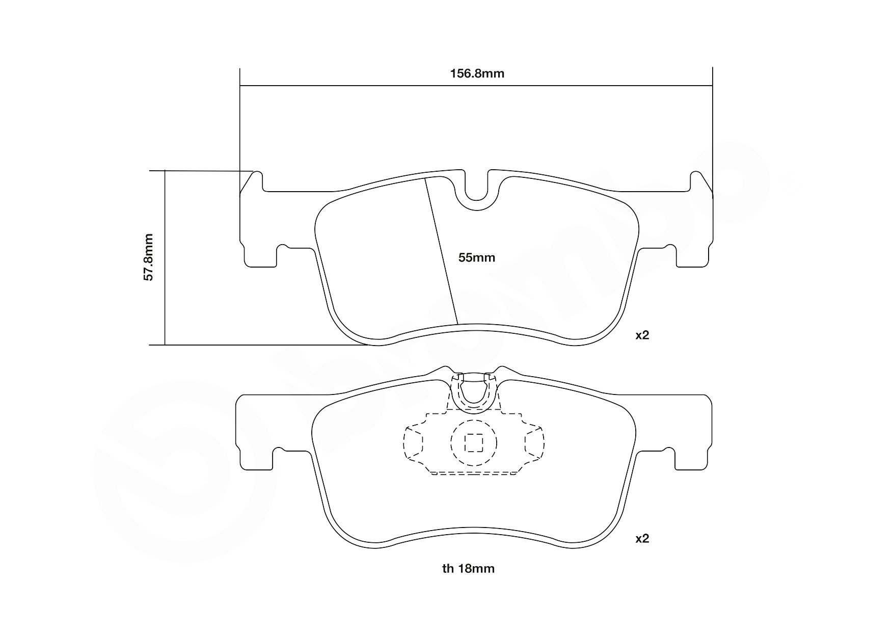 Brembo Remblokset 07.D435.66