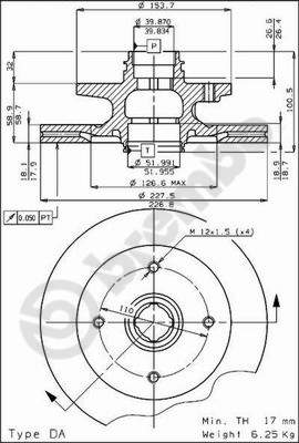 Brembo Remschijven 09.4471.10