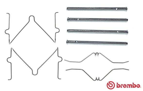 Rem montageset Brembo A 02 263