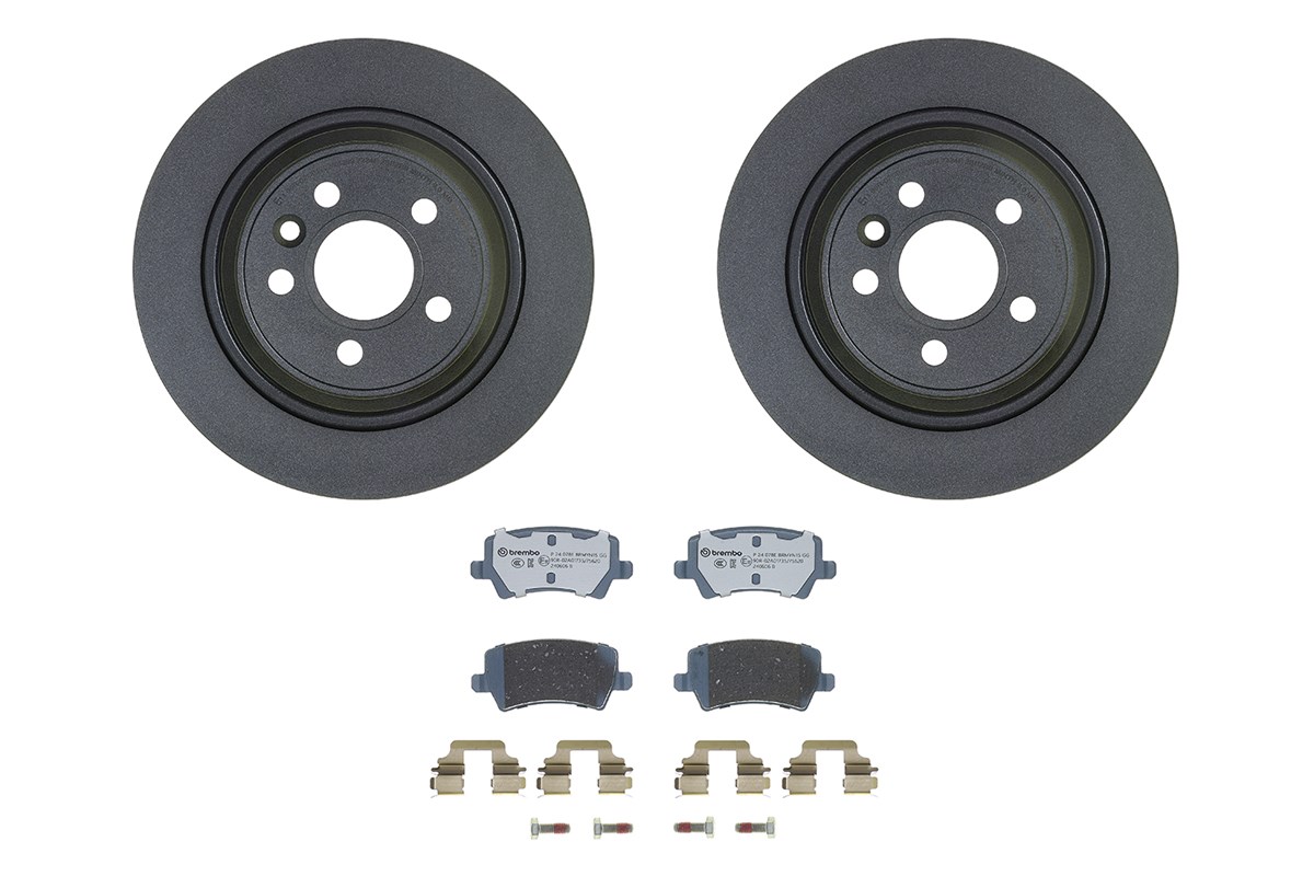 Brembo Remmenset, remschijf KT 08 051